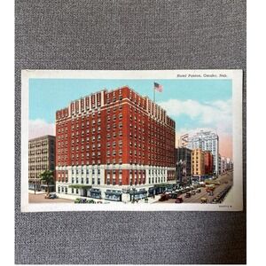 Vintage Hotel Paxton Omaha Nebraska Linen Postcard Curt Teich OA4712-N Unposted